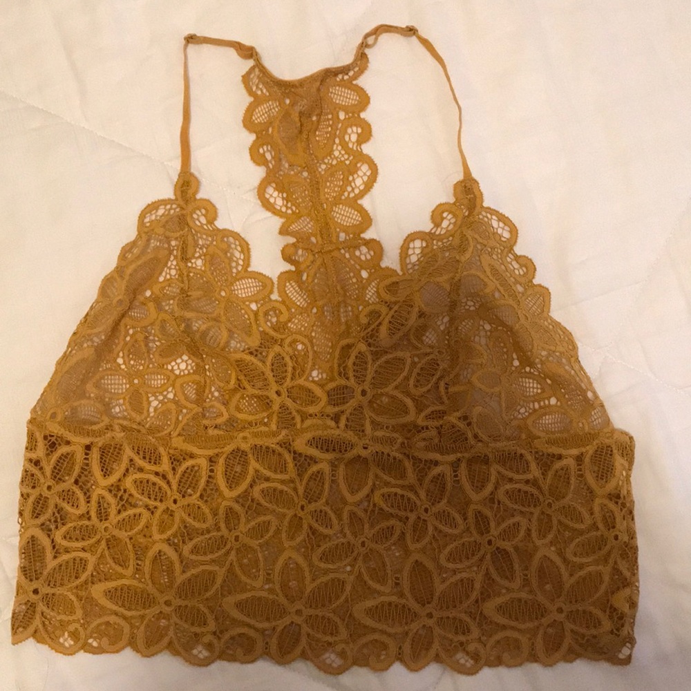 Yellow Lace Bralette